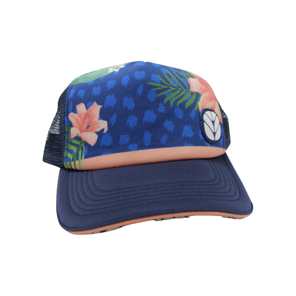 CAP LADY PINK FLOWER