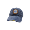 CAP NAVY LEATHER BADGE