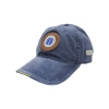 CAP NAVY LEATHER BADGE