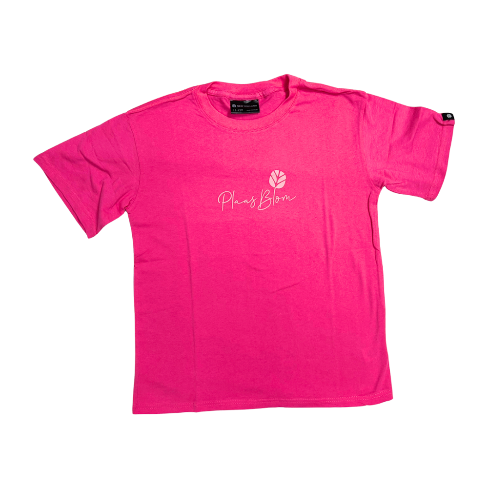 TSHIRT PINK PLAASBLOM