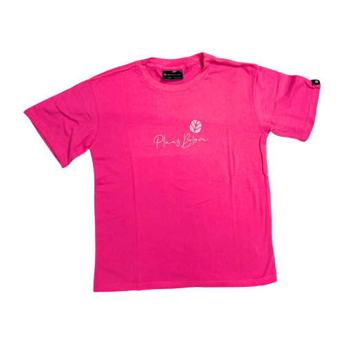 TSHIRT PINK PLAASBLOM