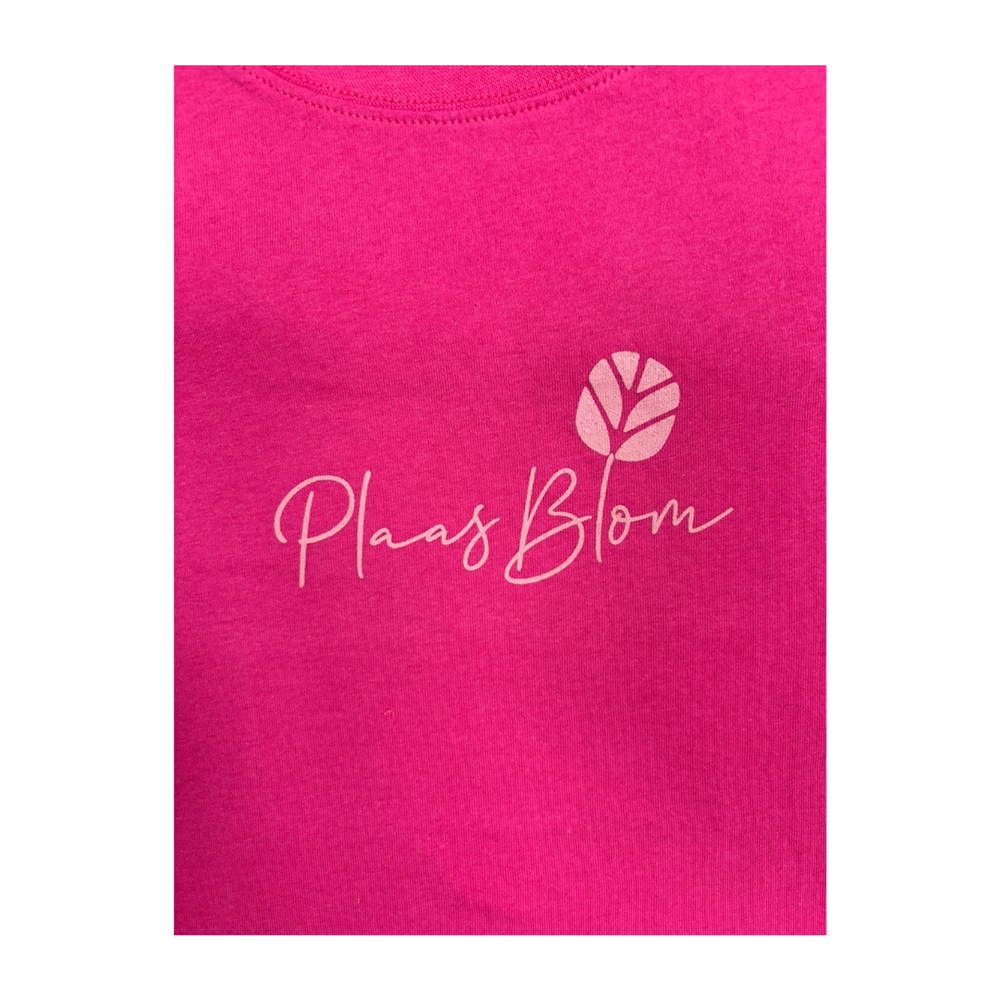 TSHIRT PINK PLAASBLOM