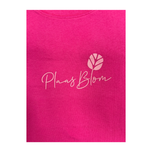 TSHIRT PINK PLAASBLOM