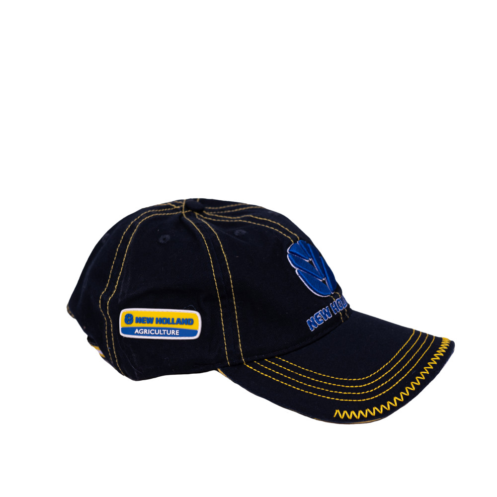 CAP NAVY WITH YELLOW STITCH