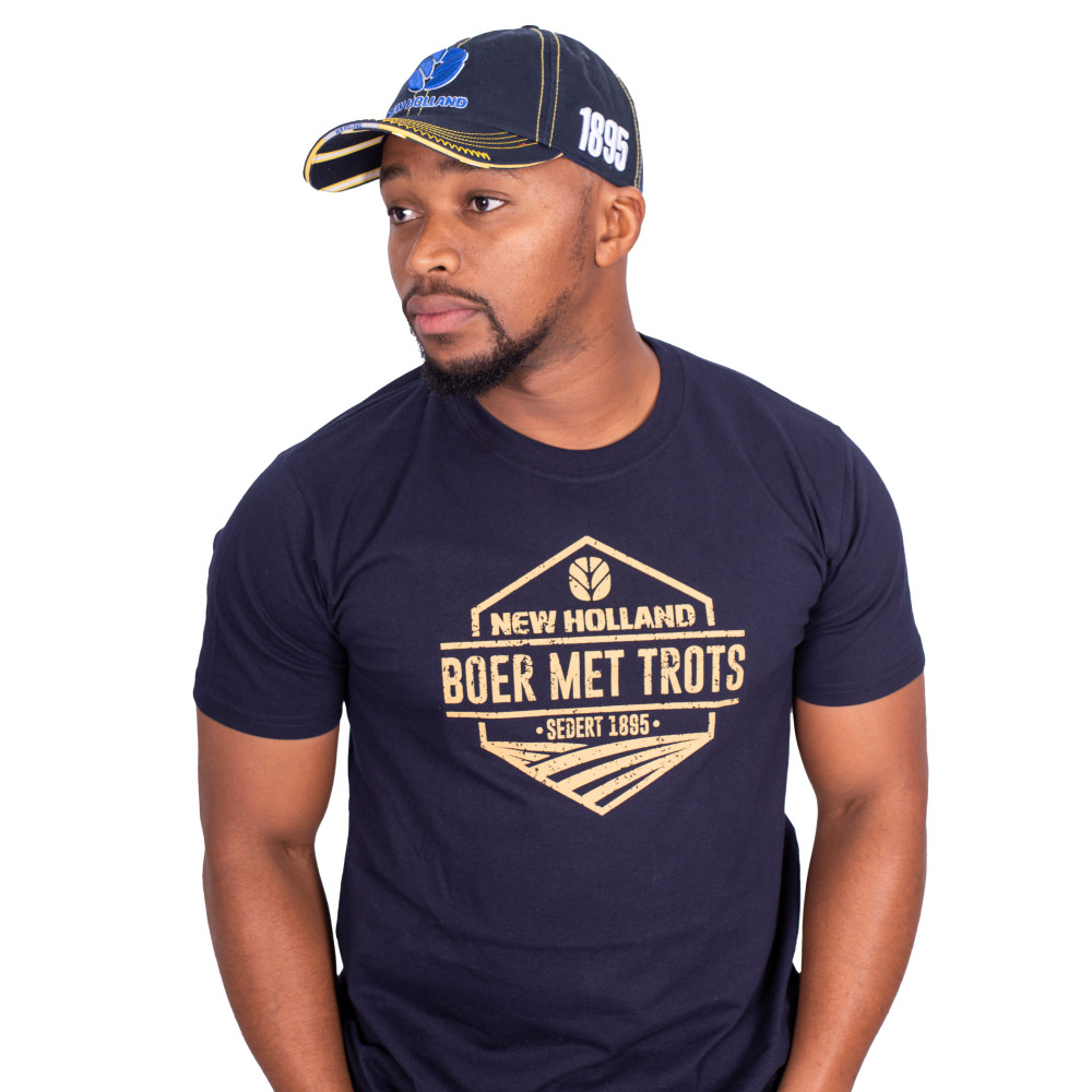 CAP NAVY WITH YELLOW STITCH