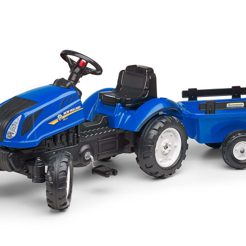 RIDE ON TRACTOR TOY W/TRAILER (2-5YRS)