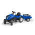 RIDE ON TRACTOR TOY W/TRAILER (2-5YRS)