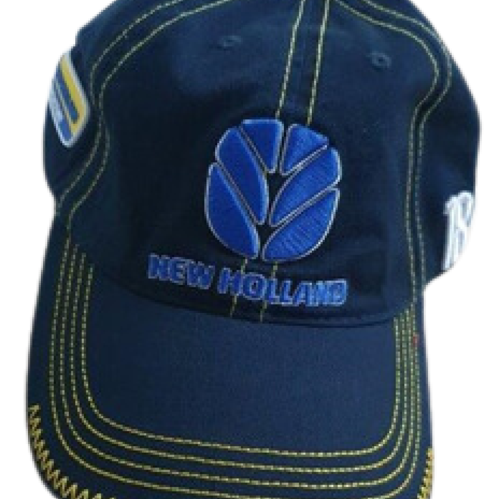 CAP NAVY WITH YELLOW STITCH