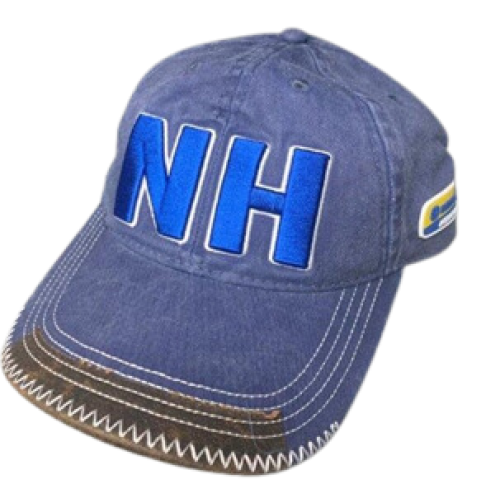 CAP NAVY WITH BROWN OILSKIN