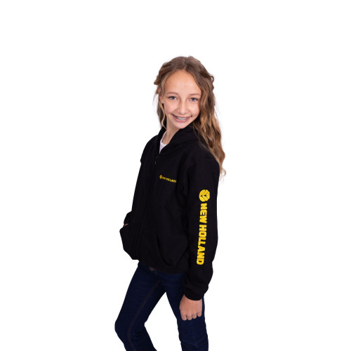 KIDS HOODY BLACK/YELLOW KIDS HOODY BLACK/YELLOW