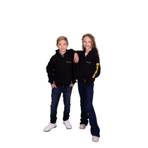 KIDS HOODY BLACK/YELLOW KIDS HOODY BLACK/YELLOW