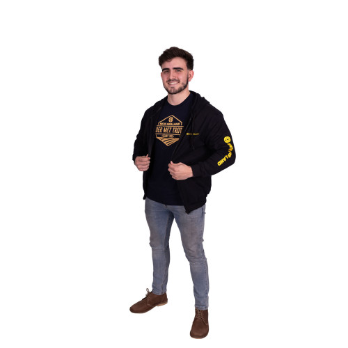 HOODY BLACK WITH YELLOW HOODY BLACK WITH YELLOW